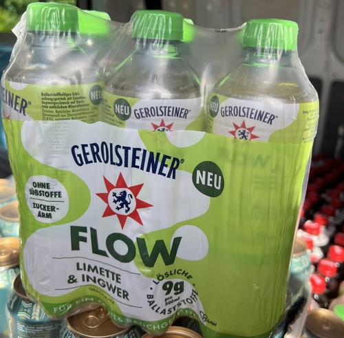 Flaschen gerolsteiner flow - gerolsteiner,