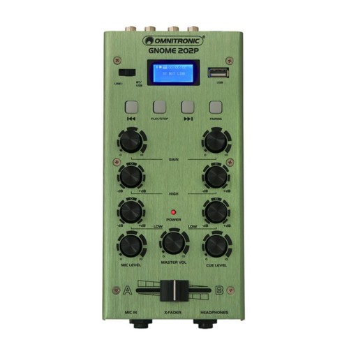 Omnitronic gnome 202p green - gnome-202p,