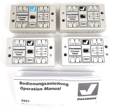 4x Viessmann Universal 5551 Relais 1x 4UM - ZYAI/6734