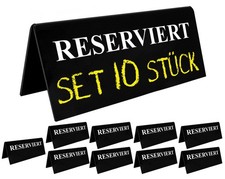 10x Reserviert Tischaufsteller