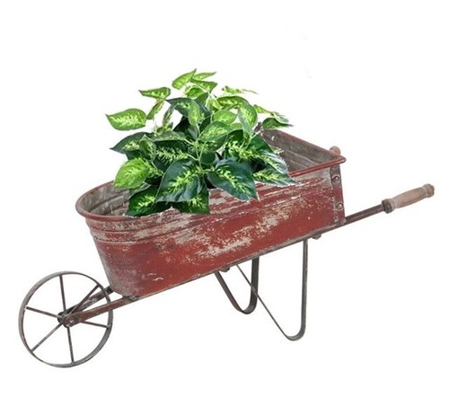 Garten deko schubkarre zum - deko,