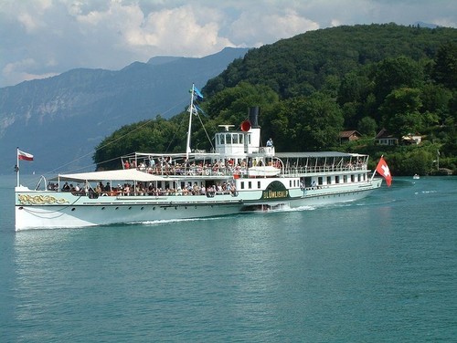 Blüemlisalp raddampfer - blÜemlisalp.,