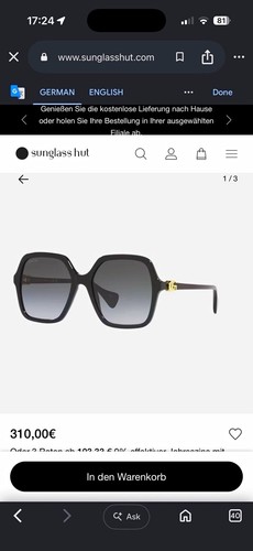 Gucci gg0705 001 mit gold - gg0705,