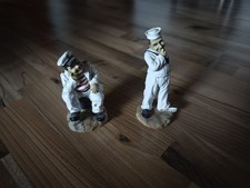 DICK und DOOF als Matrossen Deko Figuren Ca. 13 cm (Laurel and Hardy)