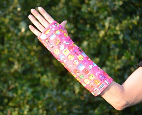 Gussbezug pink emjoi - gussbezug,