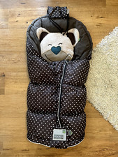 Mucki Fußsack | Gr. L in braun von Odenwälder BabyNest