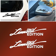 2x LIMITED EDITION Aufkleber