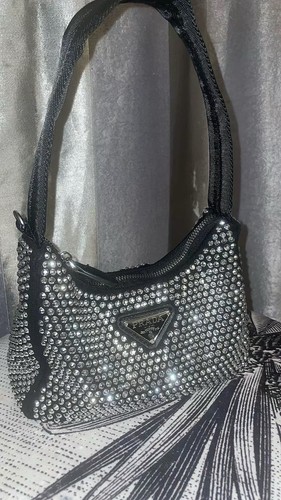 Prada schultertasche stoff - schultertasche,
