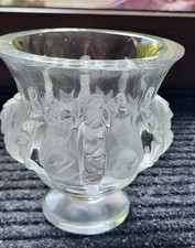 Lalique Kristall Vase DAMPIERRE