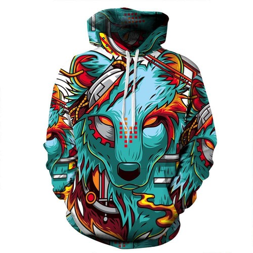 Unisex galaxy wolf - unisex, eagle