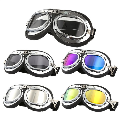 Retro vintage motorradbrille - vintage,