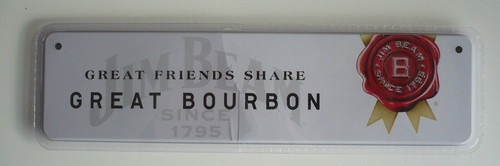 Blechschild jim beam - jim,