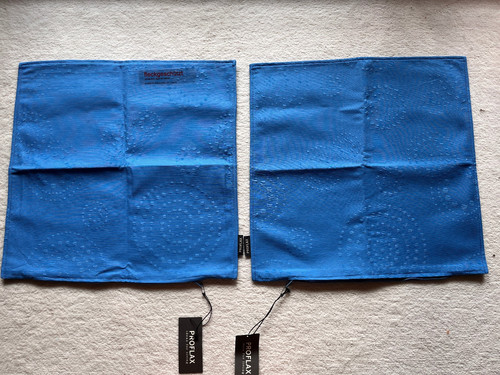 Sofakissenbezüge 40x40 blau - 2,