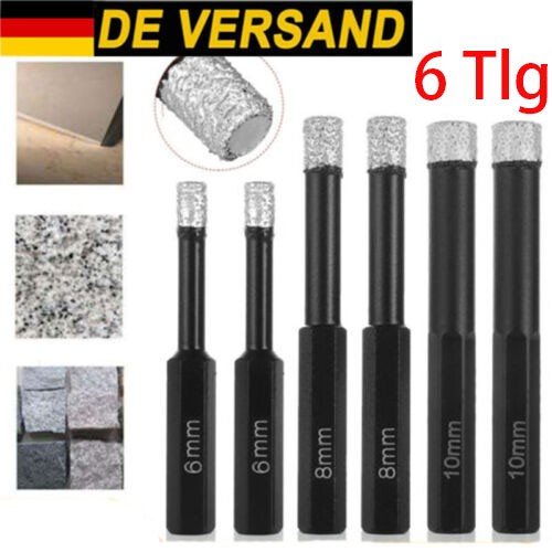 Diamant bohrer - 6x,