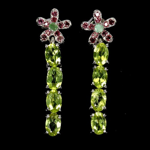 925 sterling silber - silber, ohrringe