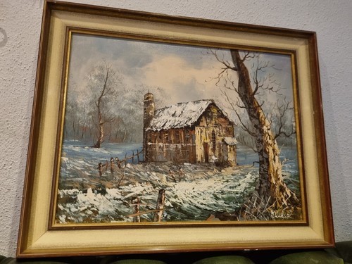 Vintage ölgemälde - vintage,