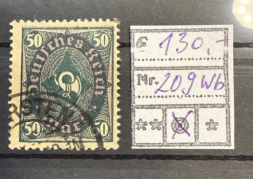Deutsches reich 209wb - reich, nr.