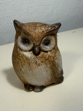 Rustikale Eule Dekofigur aus