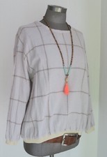 BELLEROSE DESIGNER SOMMER SWEATSHIRT KARIERT GR: 1