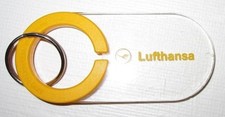 Lufthansa Airline Kunststoff Schlüsselanhänger Keychain NEU (H6)