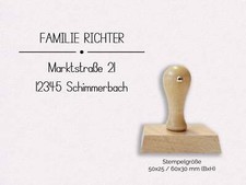 Adressstempel - Richter |