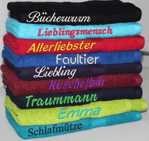 Handtuch duschtuch individuell - handtuch,