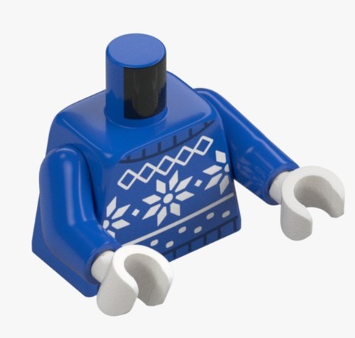 Lego minifigur torso sweater - minifigur,