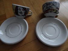2 Saeco Cappuccino Tassen mit