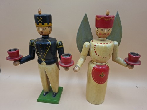 Alte lichterengel und bergmann - und,