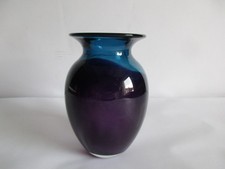 VINTAGE GLASVASE signiert