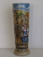 Bierkrug Steingut, Schierlinger Roggen, Thurn und & Taxis, Ceramarte, Vintage