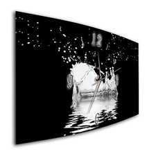 BM Wanduhr 60 cm x 30 cm