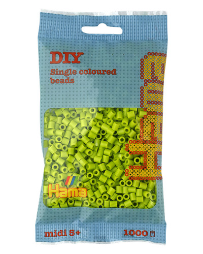 1000 midi bügelperlen lime - midi,