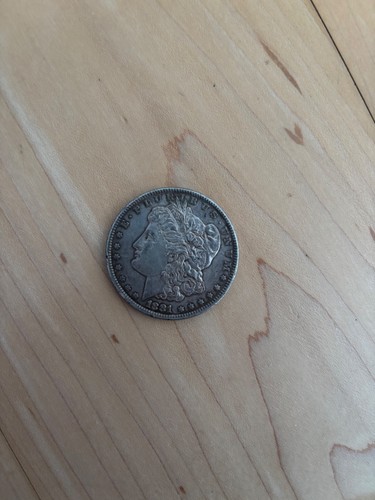 Morgan one silver dollar 1881 - morgan,