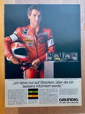 Grundig Autoradio Toni Mang Original 1985 Vintage Advert Werbung Reklame