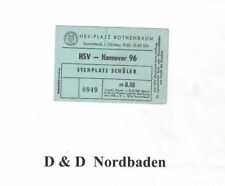 Ticket / Eintrittskarte   60/61    Oberliga    Hamburger SV - Hannover 96
