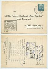 107361 - Großlittgen 25.2.1955 nach Düsseldorf - Kaffee-Groß-Rösterei Zum Spaten