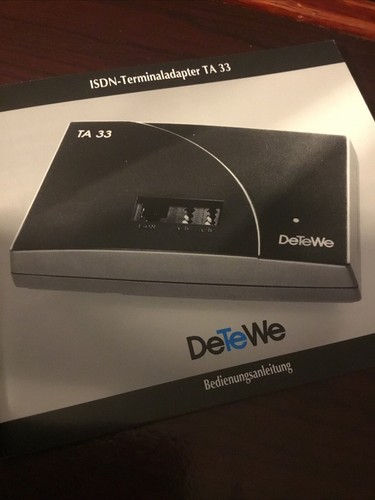 Isdn terminaladapter 33 - terminaladapter, ta