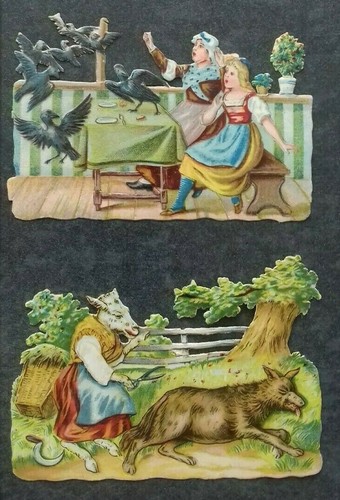Antike oblaten grimms - 2,