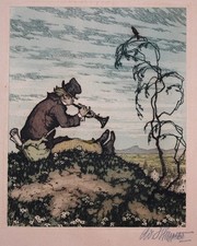 Radierung ,Original signiert