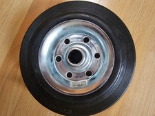 Tarrox Standard Vollgummirad, bis 210 kg mit Stahlfelge, 200 x 50 x 20 mm, Neu