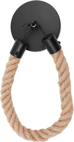 Vintage seil handtuchhalter - vintage,