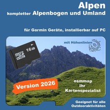 Alpen Karte Topo Höhenlinien