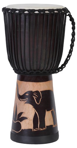 35cm elefant djembe trommel - 35cm,