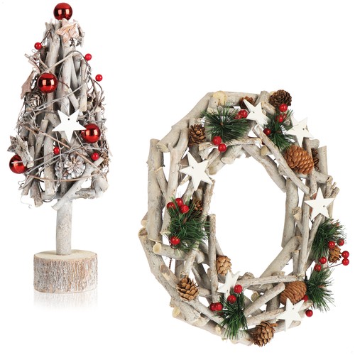 Set adventskranz - 28, cm