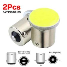 2x BA15S BAY15D LED R5W Weiß