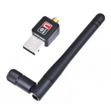 Mbit 150 Mini Wifi Wlan Wireless Adapter USB 2.0 Stick Dongle mit Antenne für PC