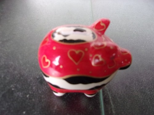 Kleines rotes sparschwein - rotes, mit