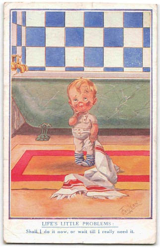 Comic postkarte signiert - postkarte,