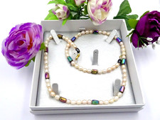 Damen Hals Kette 56 cm